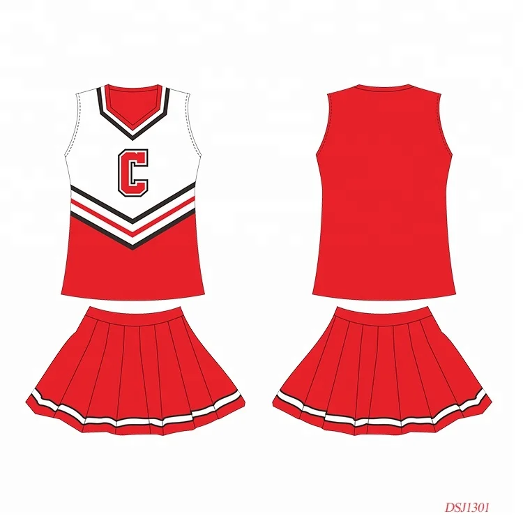 OEM Custom Sublimation Cheerleading Uniforms Performance Wear Design Cheerleading Dress Skirt