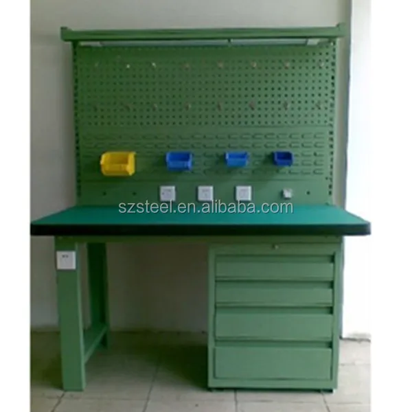 Промышленная Регулируемая Рабочая станция, Заводская мебель, заводской металлический верстак