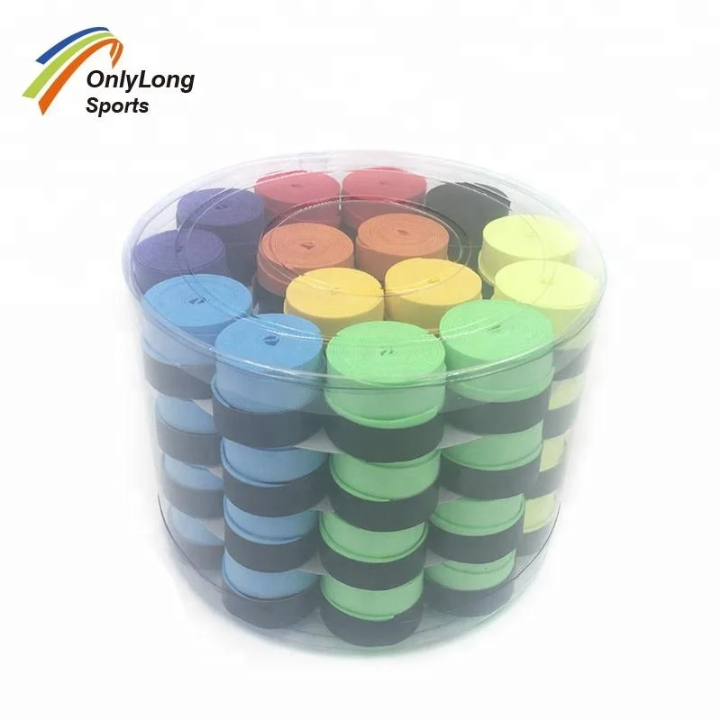 Распродажа мягкая клейкая ракетка для бадминтона из ПУ кожи