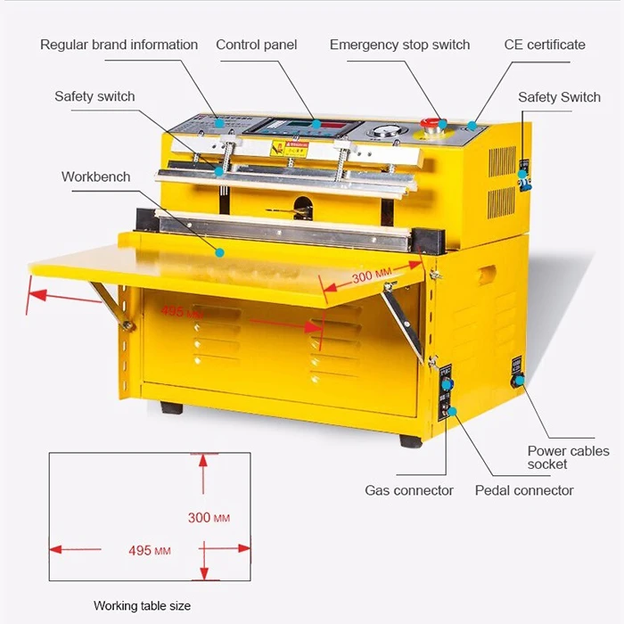 Полуавтоматическая вакуумная упаковочная машина для порошковых мгновенных сухих дрожжей