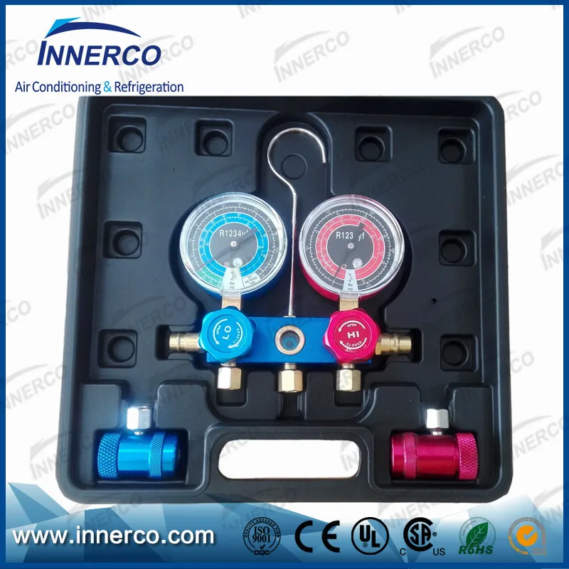 Высокое качество 1234YF части кондиционирования воздуха автомобиля манометр набор инструментов