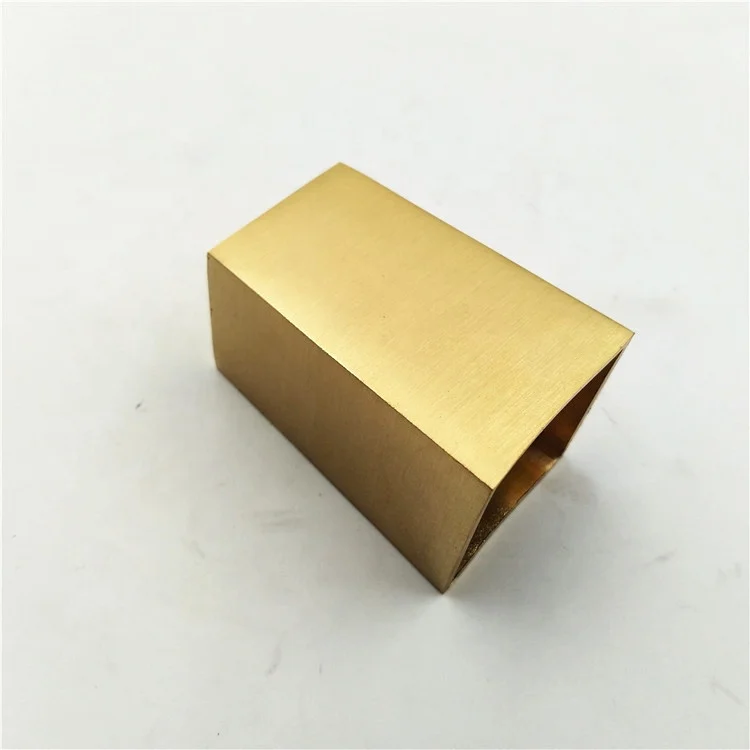 Metal Toe End Caps for Wood Table square Ferrules Furniture Leg Caps TLS-60