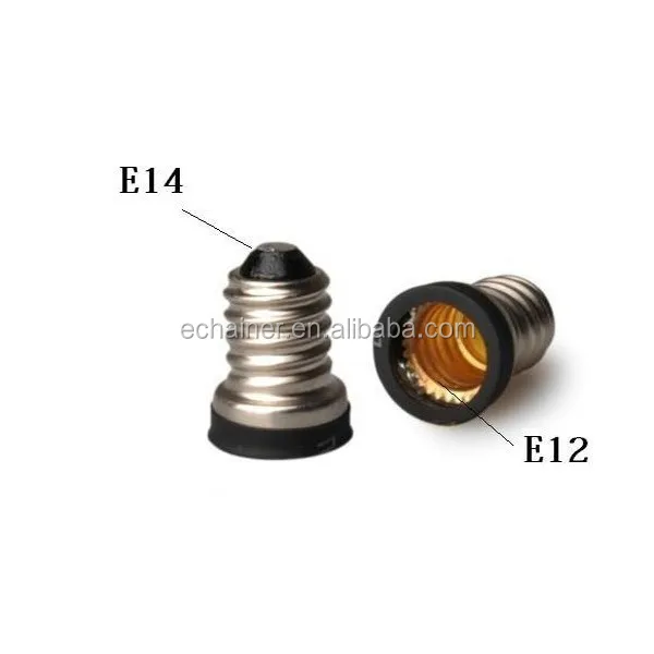 Bazaar E14 to E12 Base LED Light Bulb Lamp Adapter Holder Socket Converter