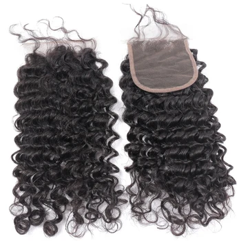 easy to dye unprocessed burmese curly hair with closure