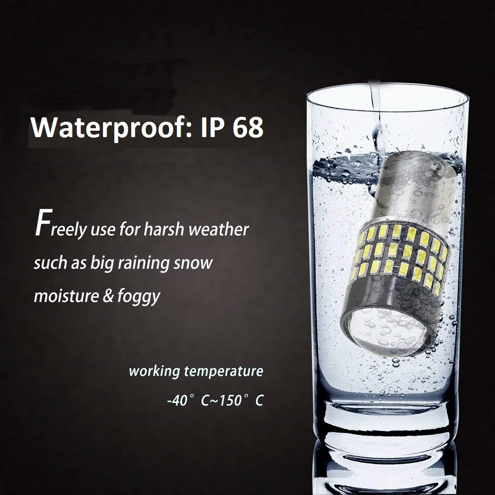 
 Автомобильная светодиодная лампа SANYOU BA15S 1156 7440 7443 Canbus светодиодные лампы с объективом проектор тормоз сигнал поворота Задний фонарь заднего хода  