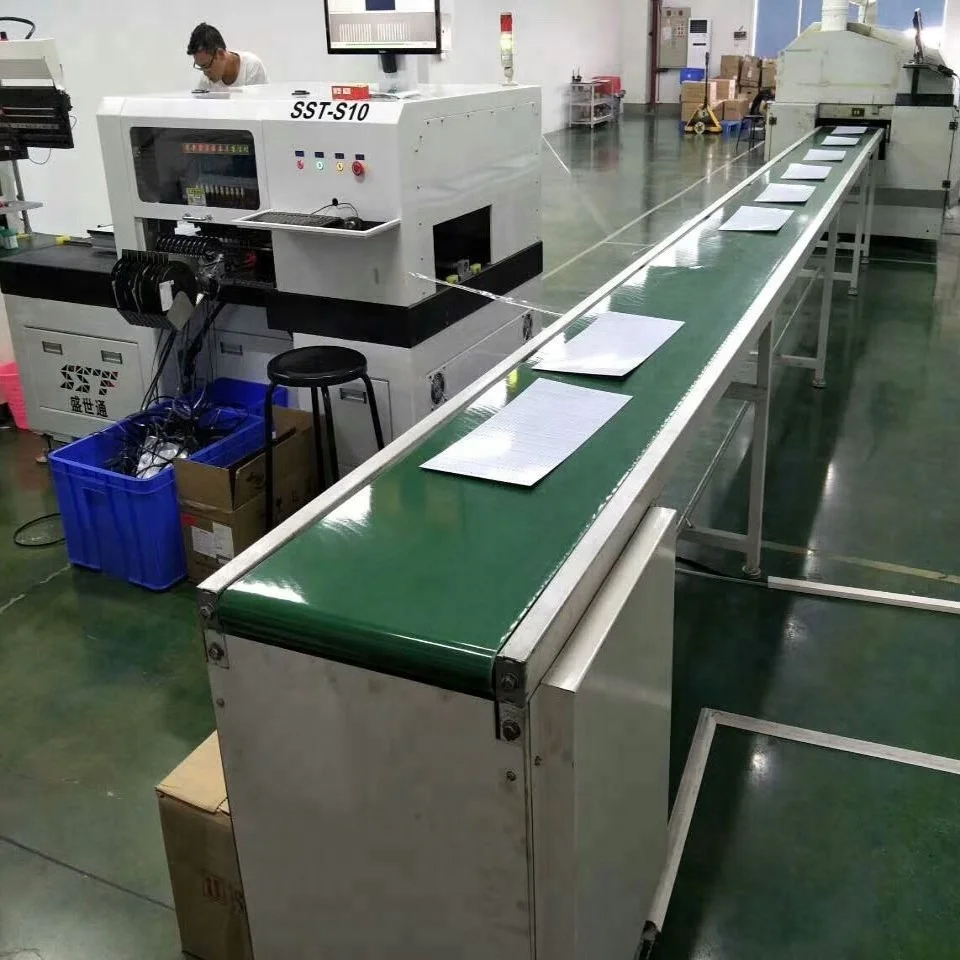 SMT 조립 라인 체인 레일 유형 8 존 PC 제어 리플 로우 오븐 8810PC 자동 오픈 커버