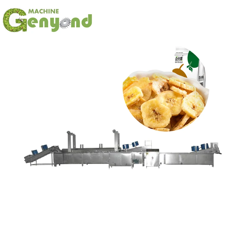 Small Scale Cheap Banana Peeling Slicing Frying Packing Plantain Chips Factory Making Equipment Machine Production Line Plant