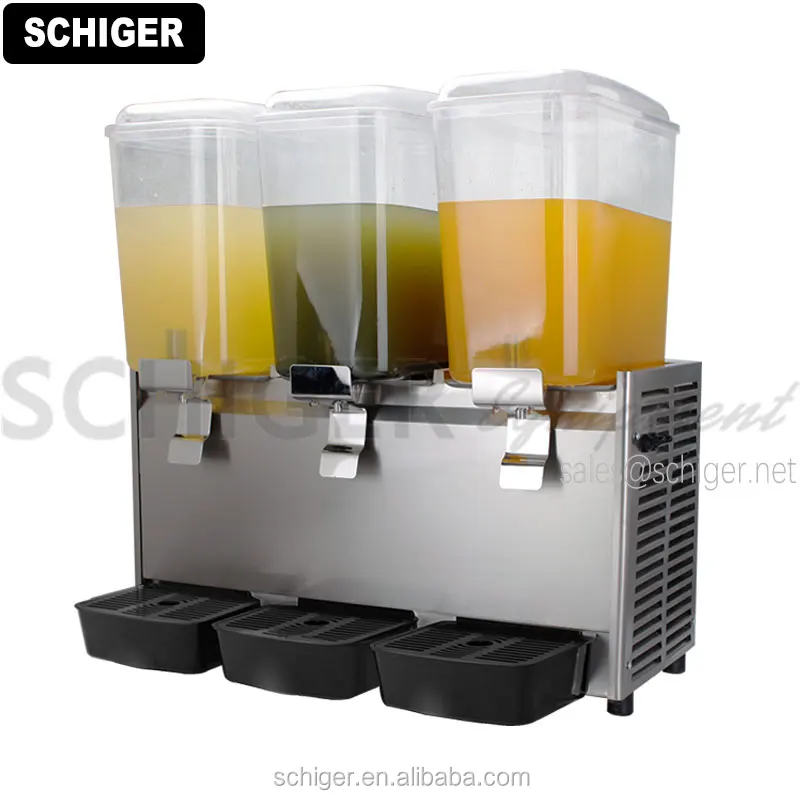 17l*3 Commercial Beverage Machine Three-tank Large Capacity Beverage  Dispenser Cold&heat Drinks Dispenser Gzj-351 - Food Processors - AliExpress