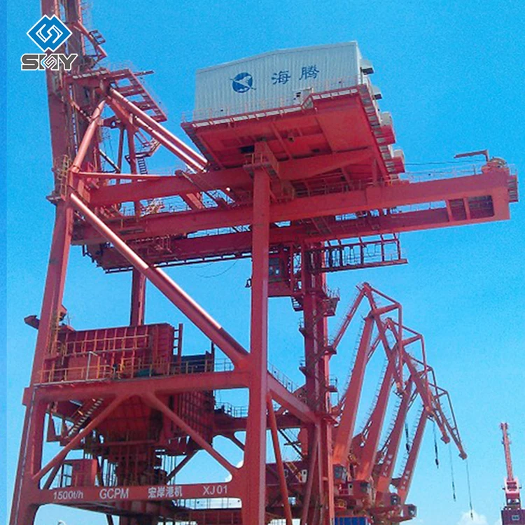 New Condition Grab Bucket Ship Unloader Gantry Crane with ISO