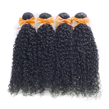 Wholesale Virgin Hair Vendors Grade 8A Raw Malaysian Virgin Curly Hair Bundles Natural Black Human Hair Extention