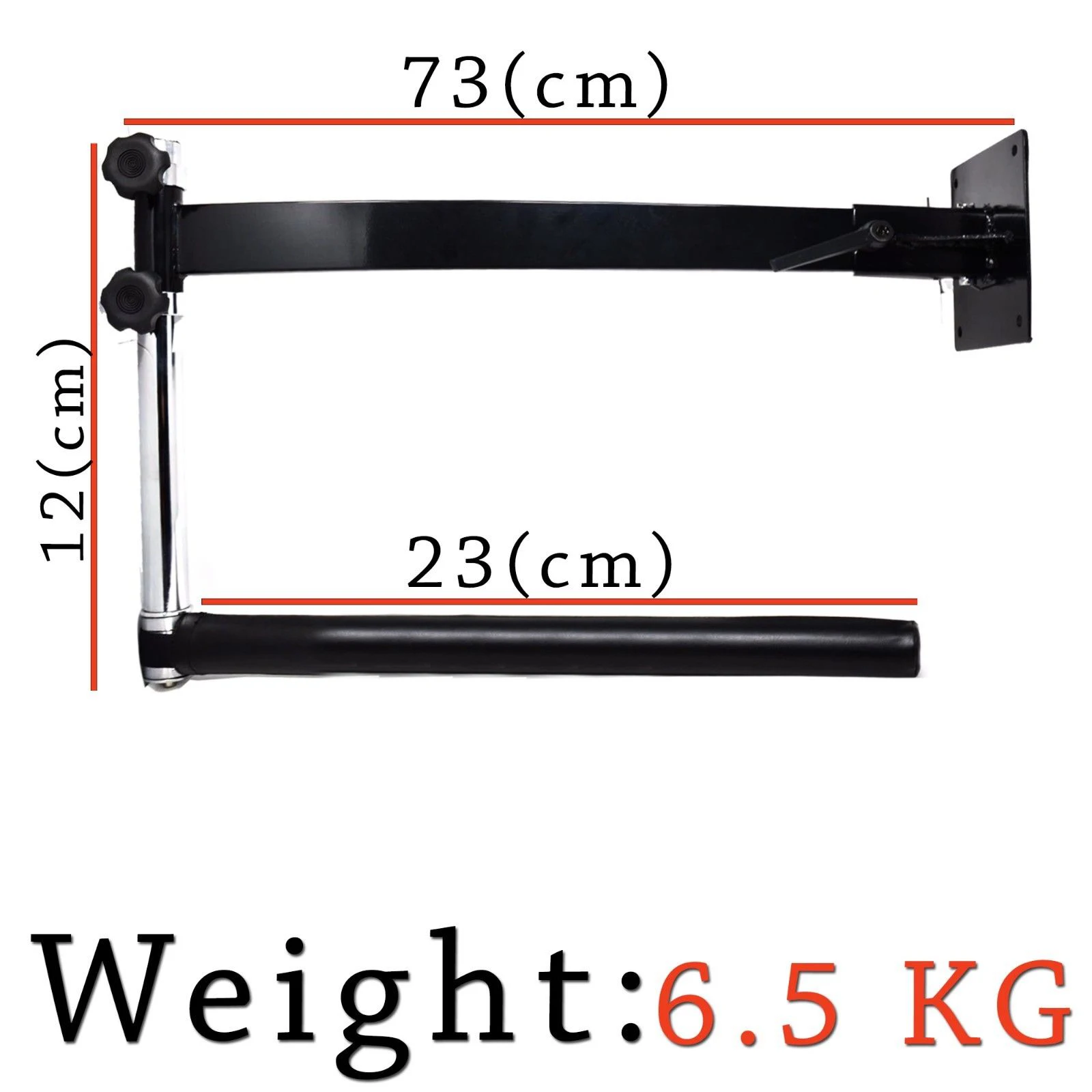 回転バーボクシングバッグウォールマウントでパンチング