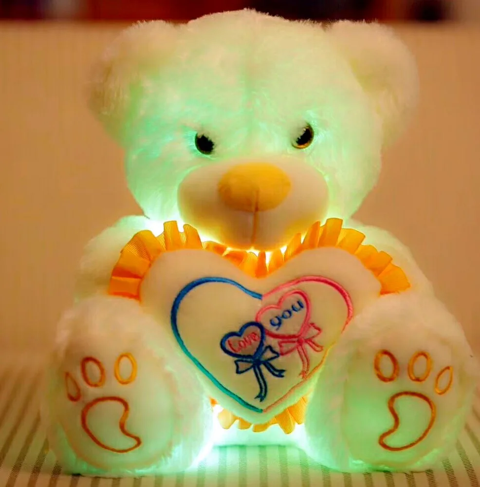Led Love Heart Teddy Bear Perfect Valentine's Gift