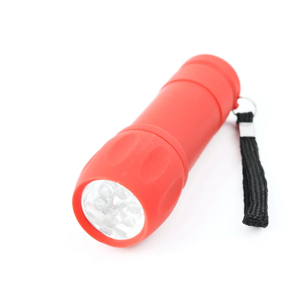 4 Colors Mini LED Portable Plastic Flashlight Emergency Outdoor