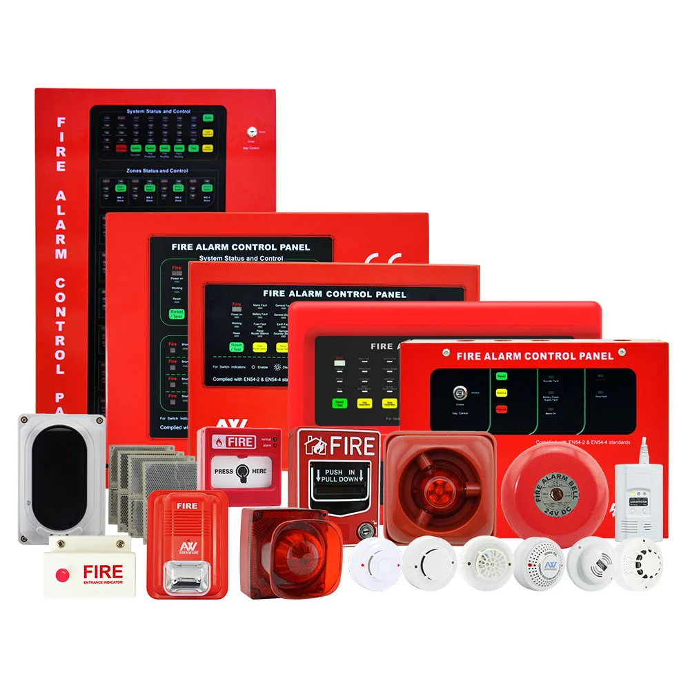 Système de Détection intelligente de réseau d'alarme incendie adressable de  systèmes d'alarme de protection incendie du panneau de commande - Chine  Contrôleur du détecteur de fumée, panneau de commande d'alarme incendie