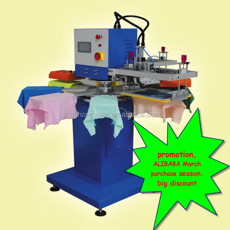 small automatic screen printing machine