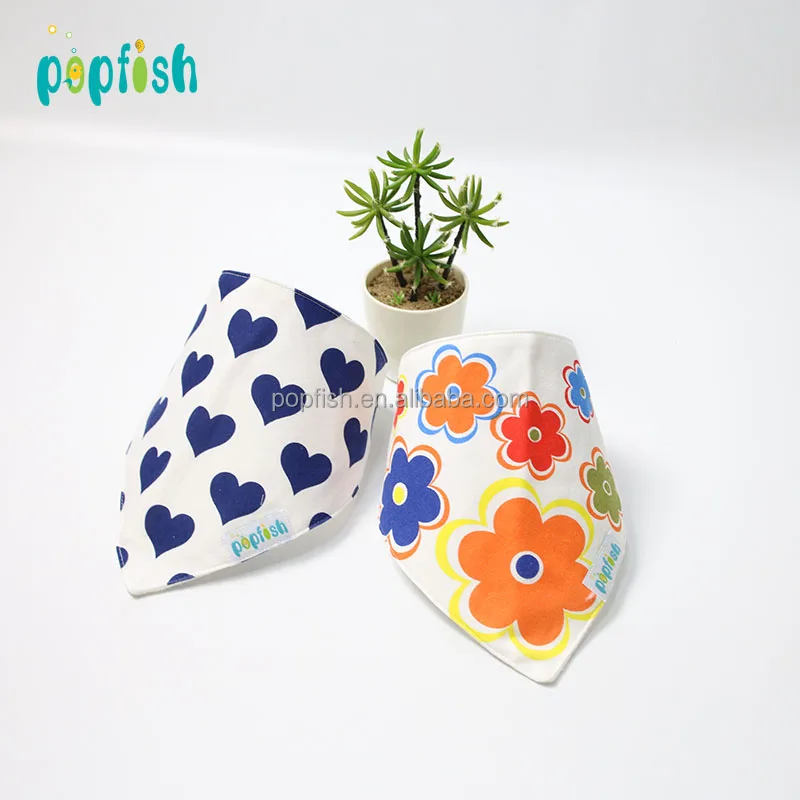 Горячий продавать дешевые милые детские нагрудники Бандана с пряжками