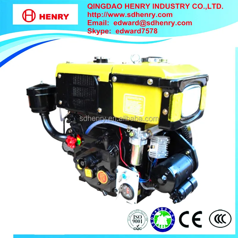 Single Cylinder diesel Walking Tractor Engine