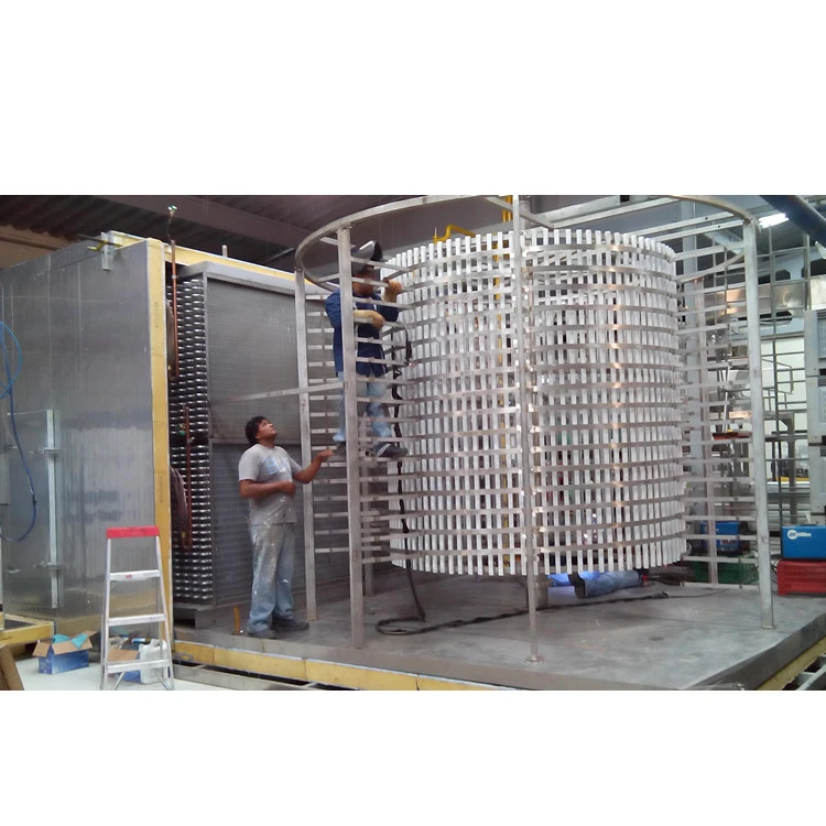 Commercial Spiral IQF Instant Freezer Freezing Chicken Single Spiral Blast Freezer for Sale