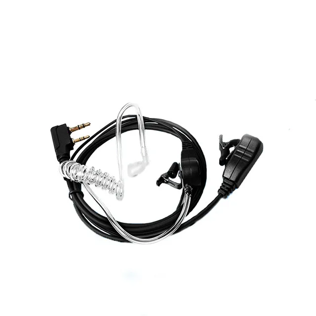 Воздушная трубка Гарнитура микрофон Микрофон PTT для портативный радио иди и болтай Walkie Talkie Baofeng UV-5R УФ B5 GT-3TP UV-8HX UV-5RA