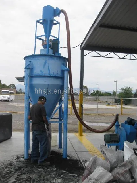 Scrap Tyre Nylon Fiber Separator Machine From Tyre Rubber Crumb