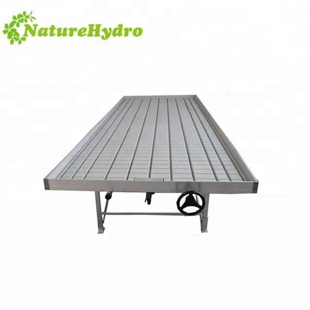 Agriculture Hydroponic Removable Seedbed Growing Tables for Commercial Plants