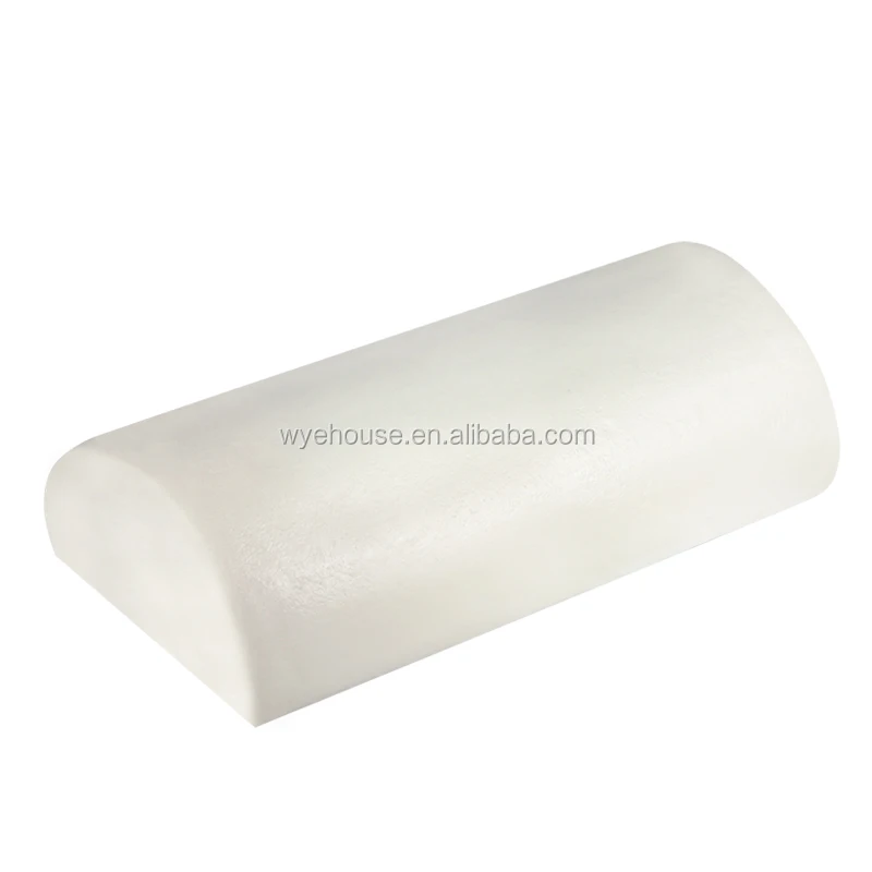 Half Moon Подушка-Cool Gel Memory Foam Semi Roll Клин подушка обеспечивает окончательную поддержку для спины и боковых шпалей