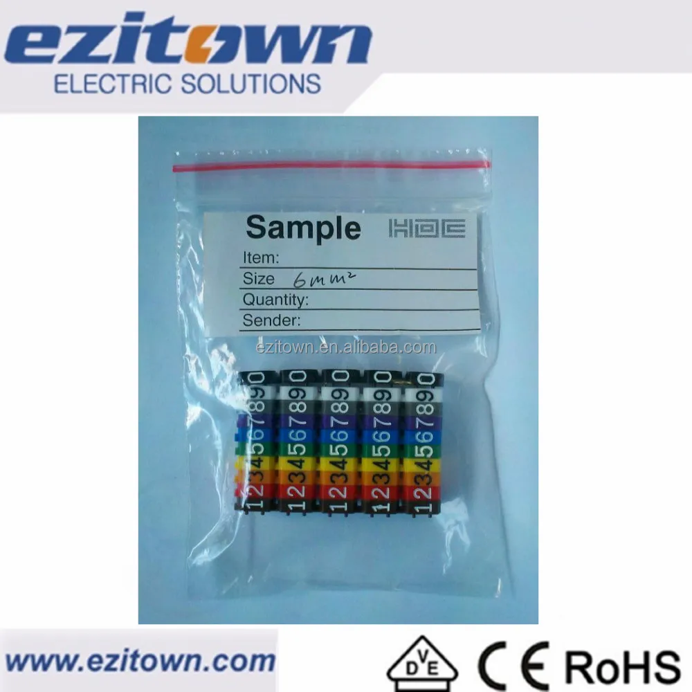 
 KN POM Индивидуальные красочные пластиковые электрический кабель нумерации лейблы ярлыки провода этикетки lan Кабель маркер зажим рукава  