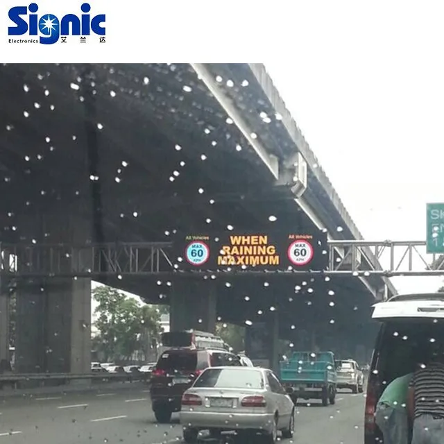 Highway Fixed Variable Speed Limit  Sign Traffic Message LED Display