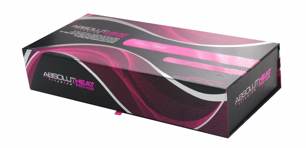HC Packaging New Product Custom logo Luxury Flat Iron Hair Straightener Magnetic Packaging Box Wholesale