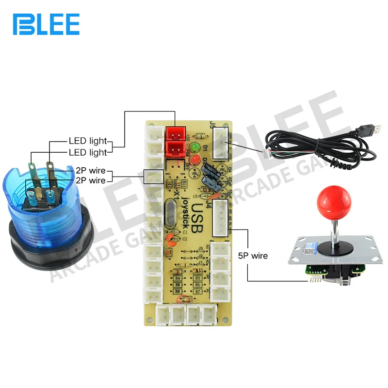 PCB Board USB Joystick Chip Arcade PC Rocker Control