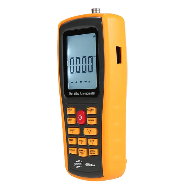Benetech GM8903 Multifunctional Hot LCD Digital Wire Anemometer