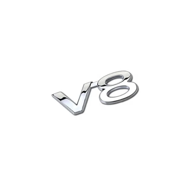 3-Piece Metal Chrome VXR V8 5.7 Trunk Emblem Badge Set – For Land Cruiser Or Custom Use