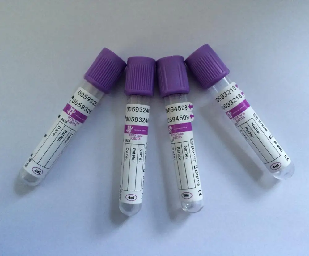 Edta K3 Blood Collection Tubes With Ce Mark Buy Ce Certificated Disposable Vacumm Tube For Blood Collection Whole Blood Tube Edta Tubes Purple Color Vacuum Blood Collection Tube With Edta Additives Product On