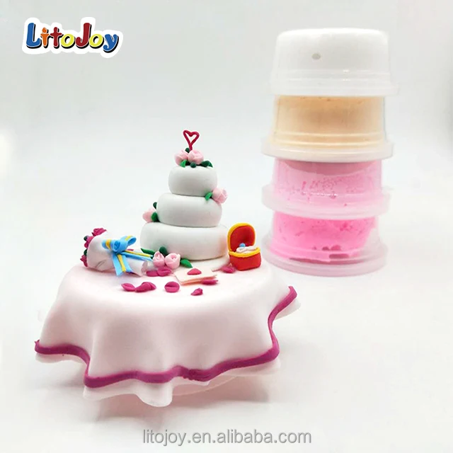 
Litojoy 4 вида цветов сохнущая на воздухе, суперлегкая глина, пластилин набор игрушек для частная марка OEM ODM ручная пресс-форма 