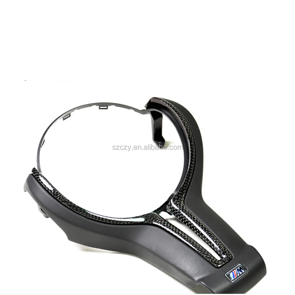 M3 M4 M5 M6 Carbon Steering Wheel Cover Trims for BMW F80 F82 F10 F12