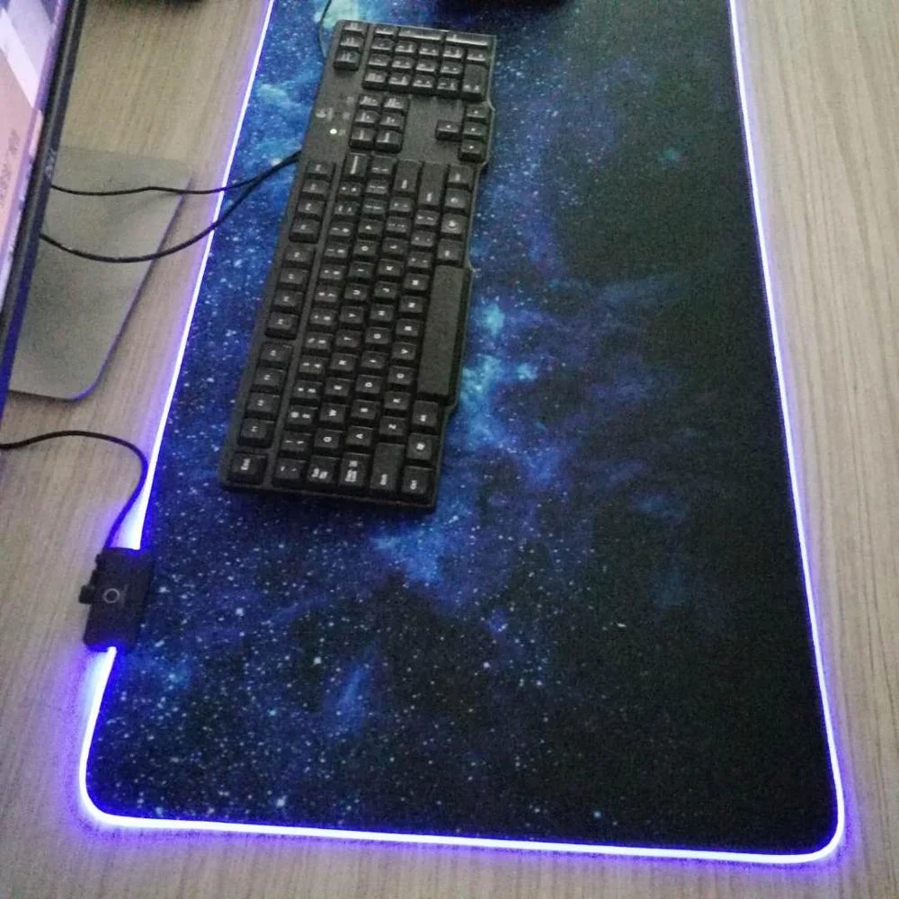 11.81X31.50 Mouse Pads RGB Mouse Pad Gamer Computer Backlit Gaming Large XXL for Desk Keyboard LED Mat Size 3