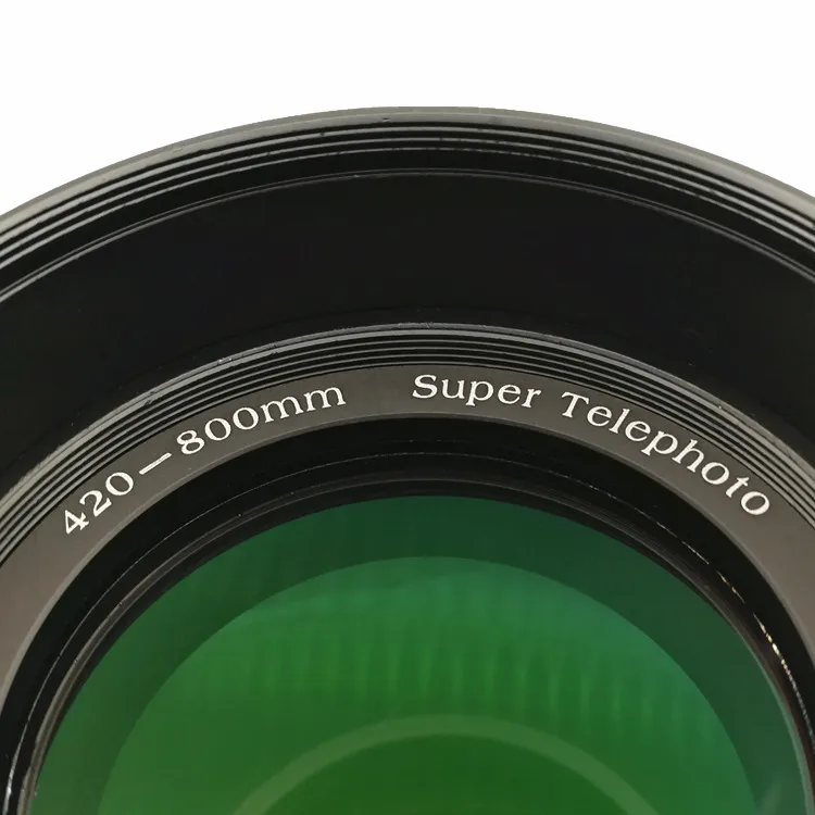 Teleobjetivo con Zoom Manual F/420 de 800-8,3mm para Nikon Dslr