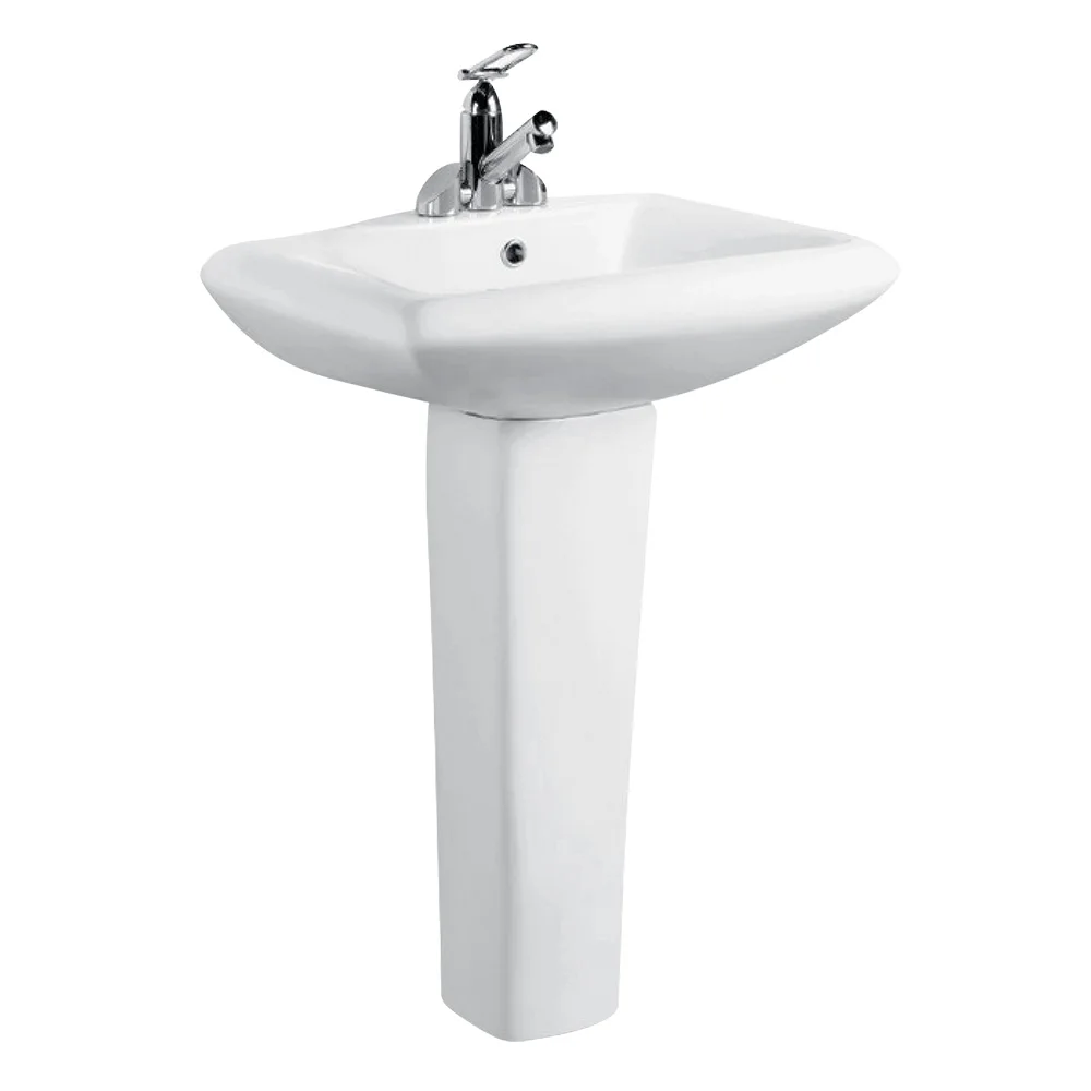 Solid Surface Rectangular Bathroom Pedestal Sink Buy Bathroom Pedestal Sink Product On Alibabacom