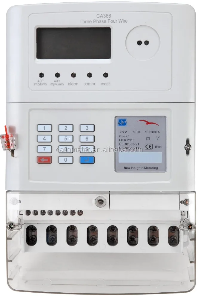 Factory Direct Sale Split Three Phase Sts Prepaid Meters Load Switch Tamper Guard Power Energy Meter
