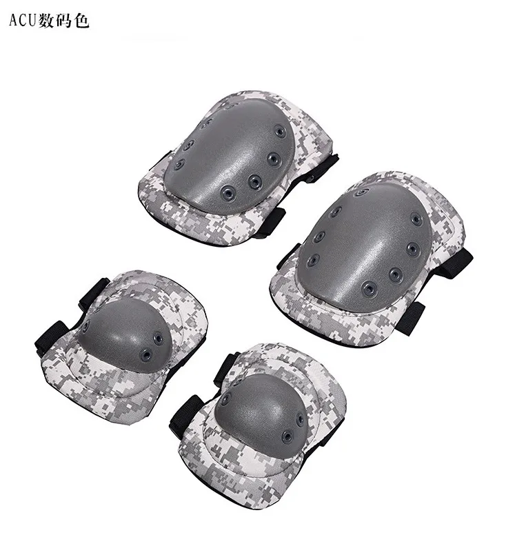 军事战术美军彩弹气枪狩猎战争游戏保护护肘护垫运动护肘运动型护膝