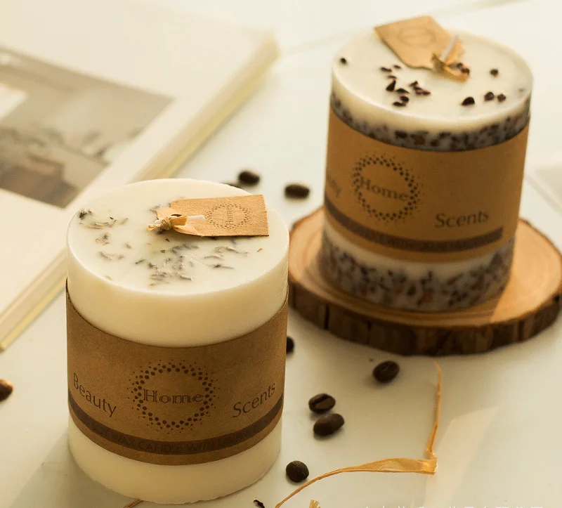 Декоративная Ароматизированная свеча, частная торговая марка, банки для свечей из соевого воска на день рождения оптом