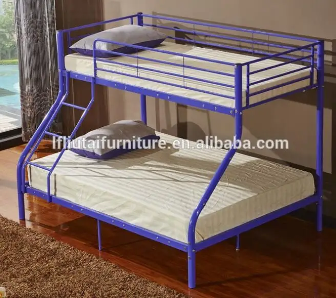 
Purple kids triple bunk bed metal 3 person bunk bed for sale 