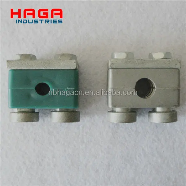 Standard Hydraulic Pipe Clamp Heavy Duty Double Plastic Pp Stainless
