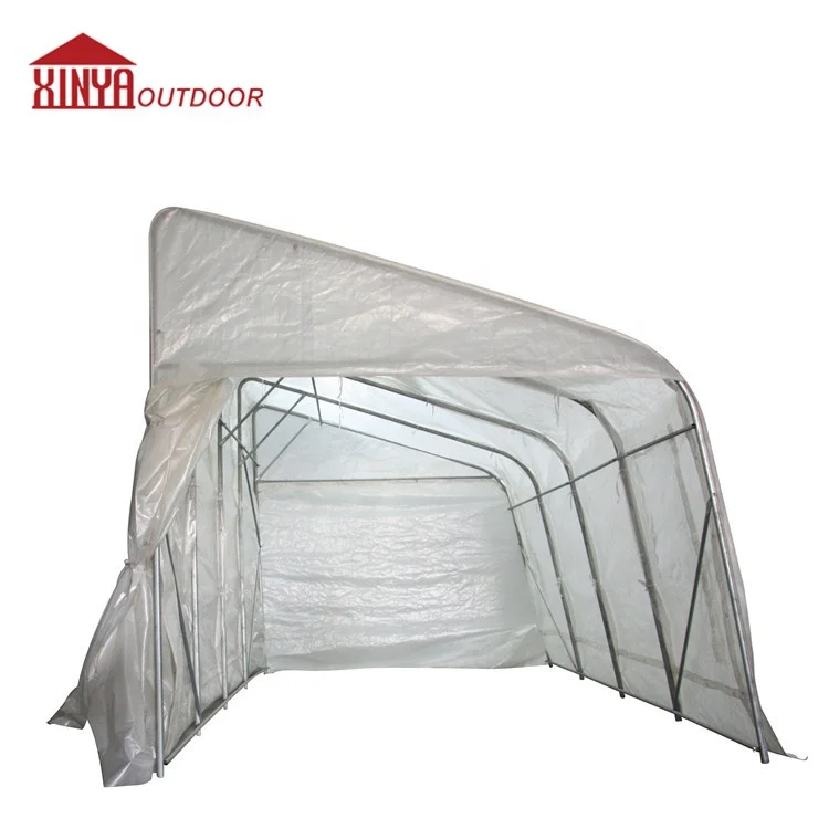 Single Slope Car Shelter Portable Car Tent Steel Frame 185g Pe Cover Car Parking Tent From Chinese Factory Buy Single Slope Car Tent Car Shelter Portable Garage Car Parking Tent Car Parking Shelters