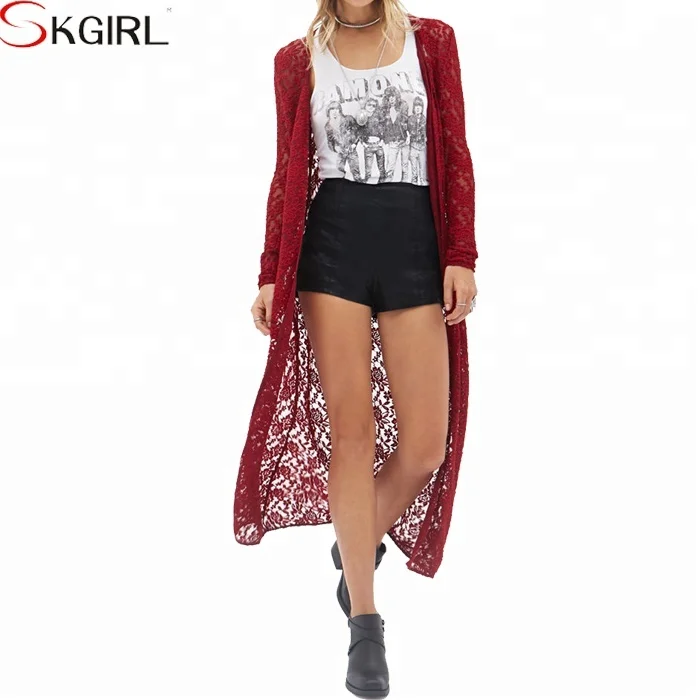 long white maxi cardigan