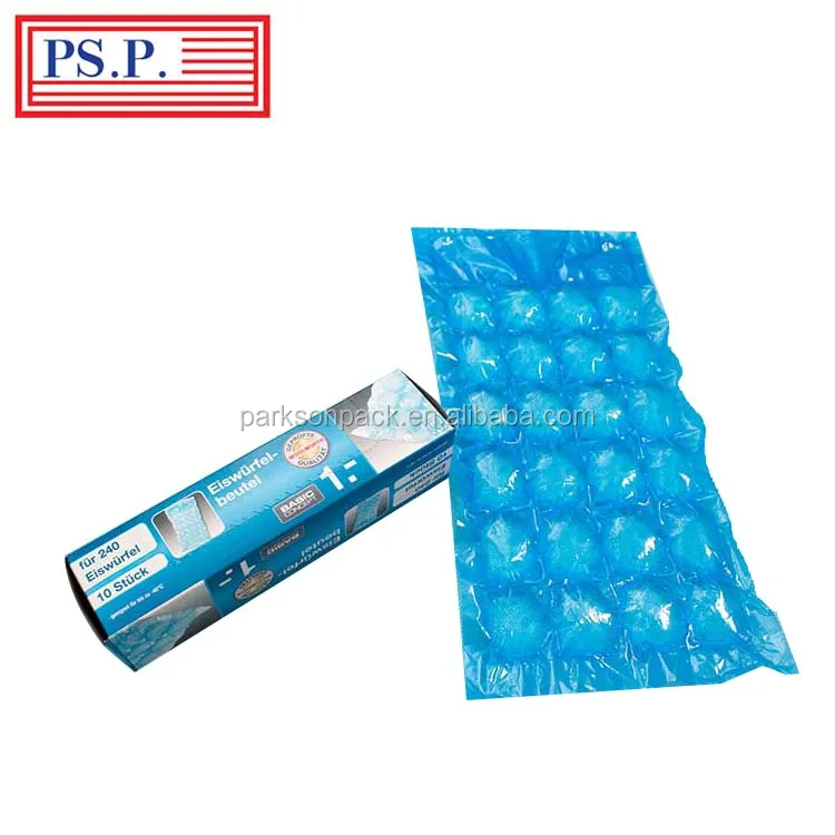 pe plastic ice cube freezer bags/disposable