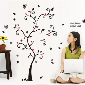 DIY Family Photo Frame Tree Wall Sticker Home Decor Living Room Bedroom Wall Decals Poster Home Decoration Wallpaper