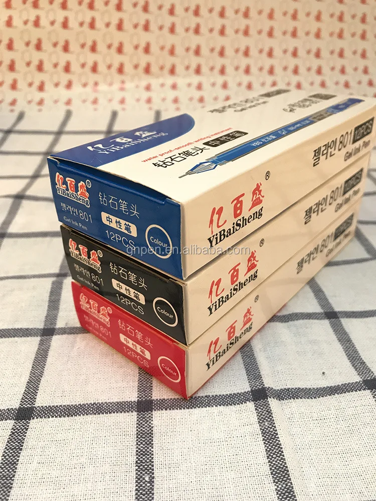 
 Китайская фабрика, необычная гелевая ручка с алмазным наконечником 0,38 мм  