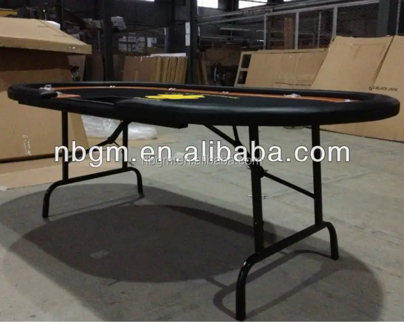 84-дюймовый складной на железной ноге суконный покерный стол с тепла сублимации изготовленная заказ Печать