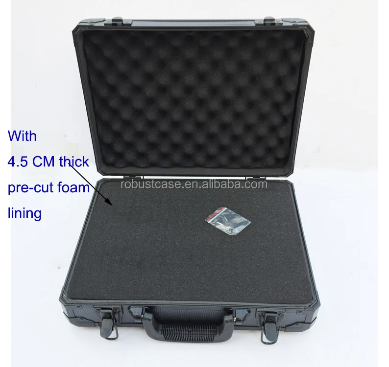 
 Алюминиевый Твердый чехол с пенным и комбинированным замком от фабрики Ningbo  